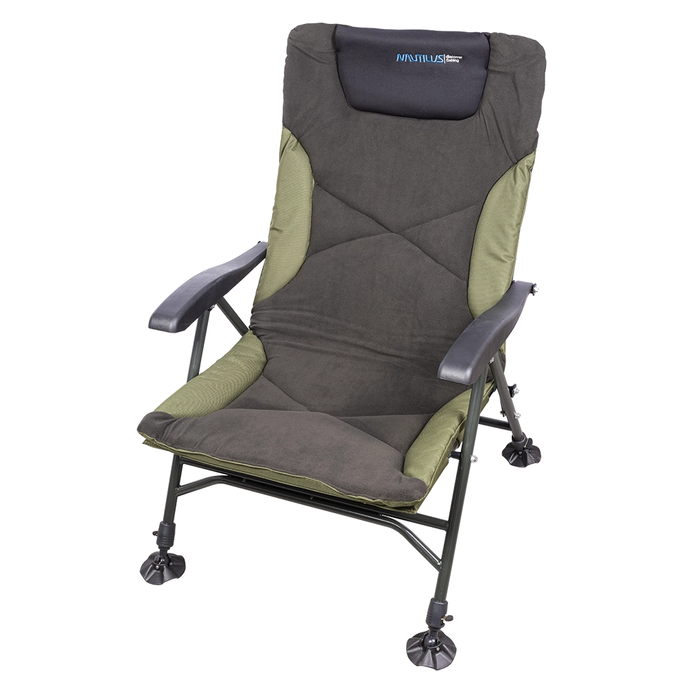 Кресло карповое Nautilus Total Carp Chair 48x39x66 см., макс. нагрузка до 120 кг.. Фото №1