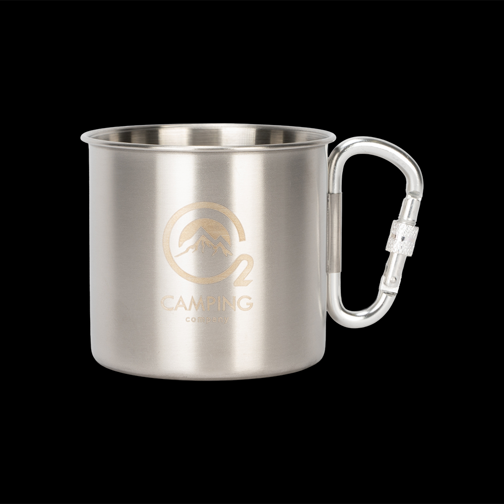 Кружка O2 camping company туристическая, с карабином 9,7 см
