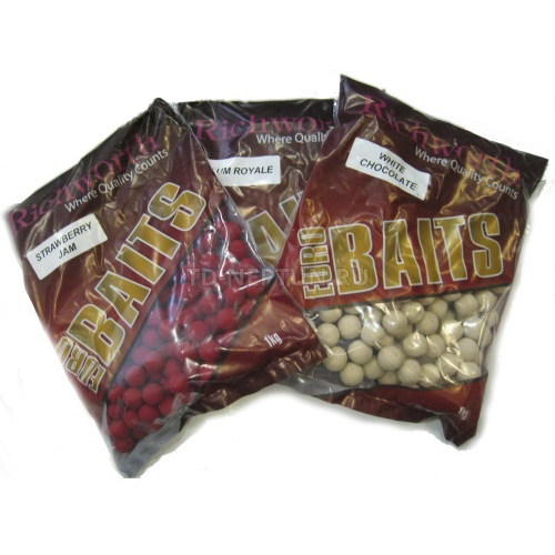 Бойлы Euroboilies 14mm 1kg Esterberry ежевика. Фото №1