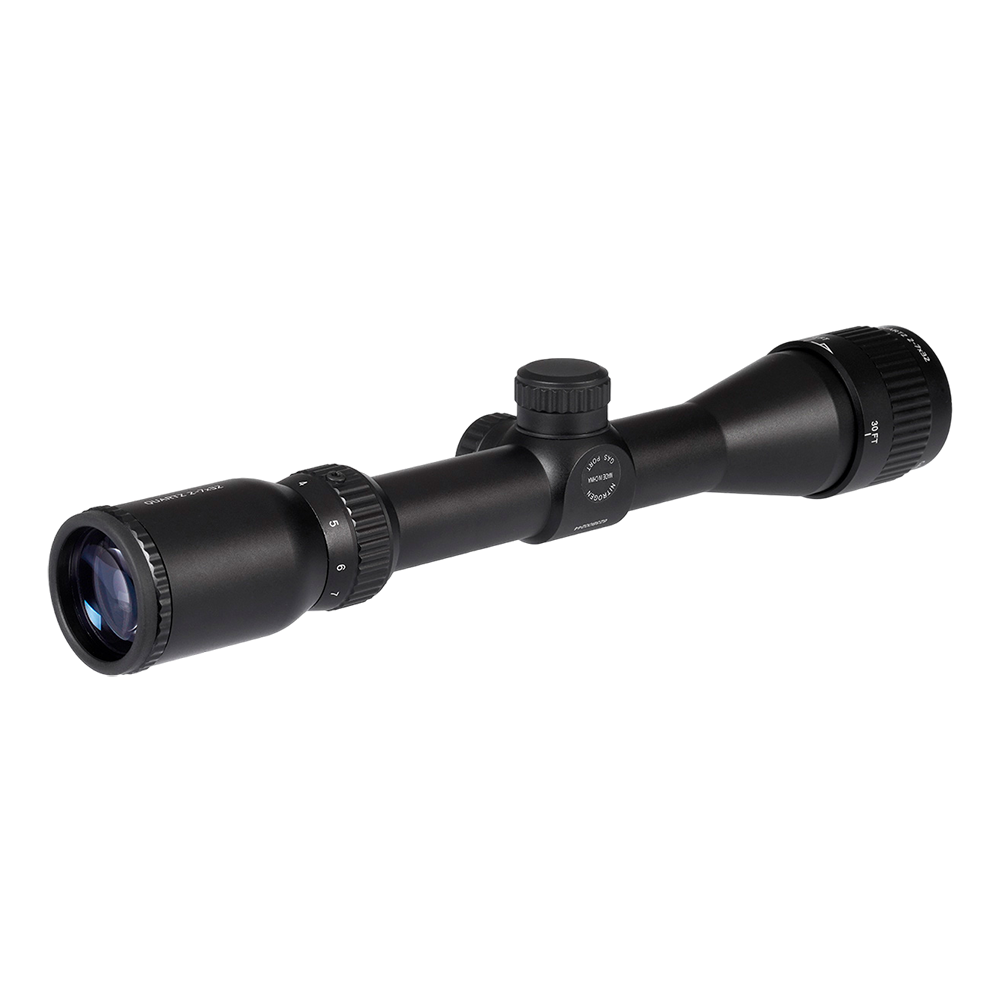 Прицел Gaut Quartz 2-7x32, AO-параллакс, сетка 3 (Mil-Dot) нить, без подсветки, 25.4мм, поправки 1/4. Фото №2