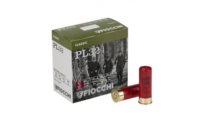 Патрон FIOCCHI PL 32 12/67/12 дробь № 0 (1), 32 гр. (в коробке 25 шт.)(250шт в коробке). Фото №1