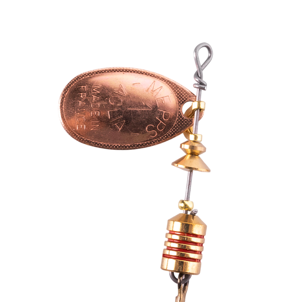 Блесна вращающаяся Mepps Aglia №3, 6,5гр, цвет (Copper) медь. Фото №2