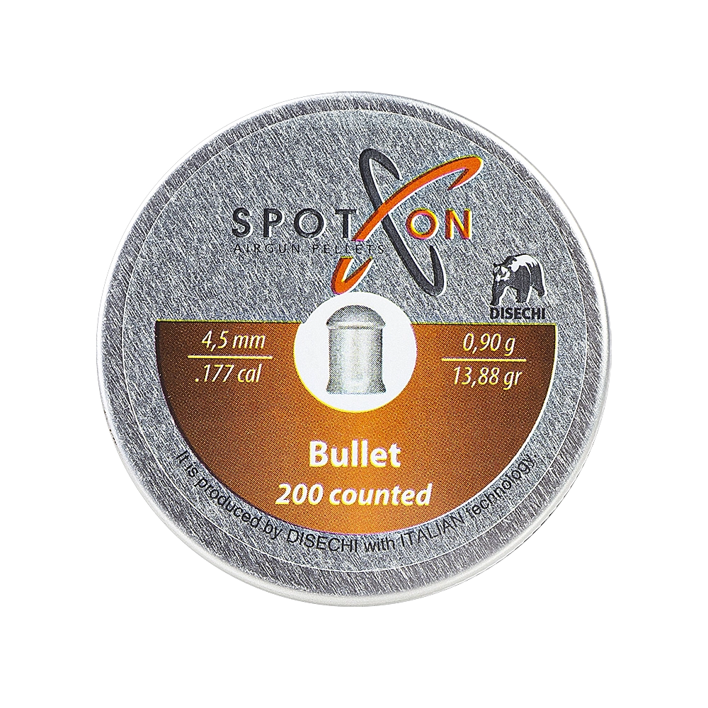 Пуля пневматическая SPOTON Bullet 4,5 мм, 0,90 гр. (200 шт). Фото №5