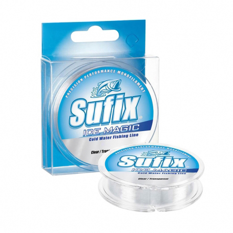 Леска Sufix Ice Magic x12 Clear 30м, 0,115мм . Фото №1