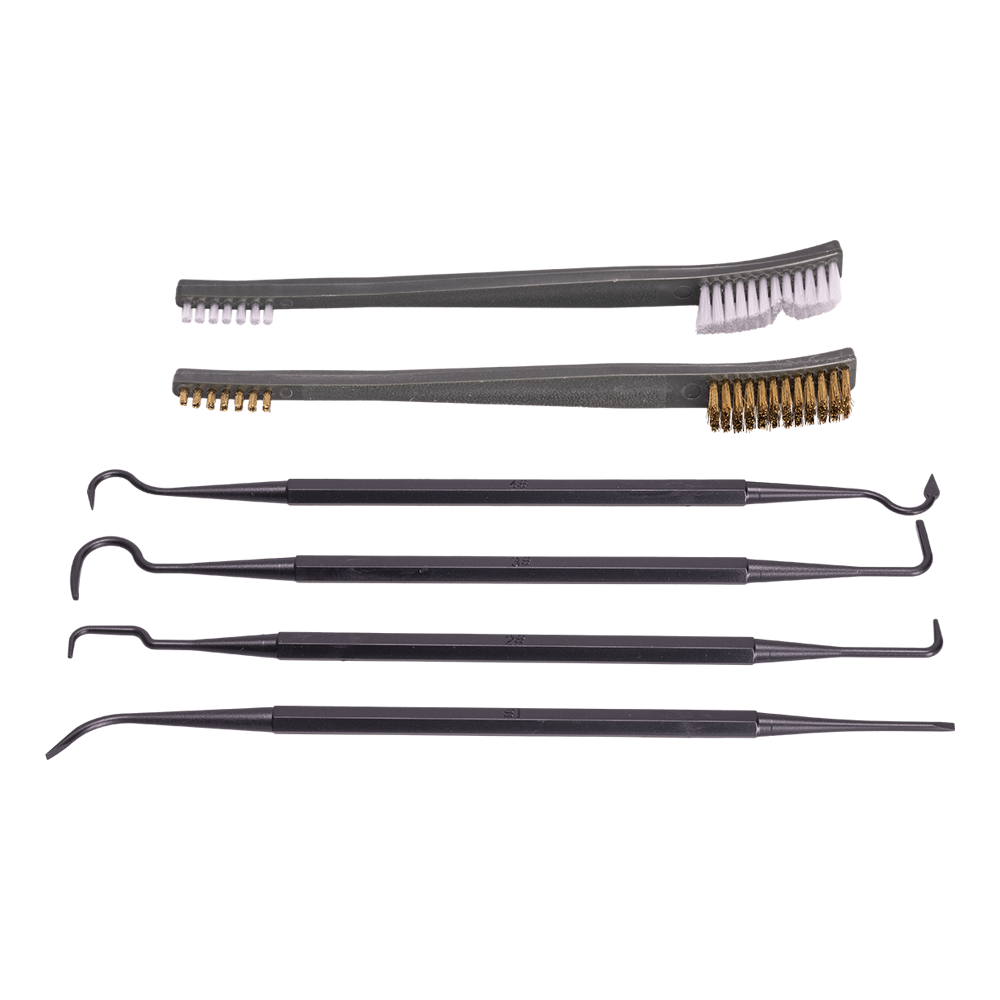 Набор ОхотАктив для чистки пистолетов (щетки, комплект интрументов). Фото №1