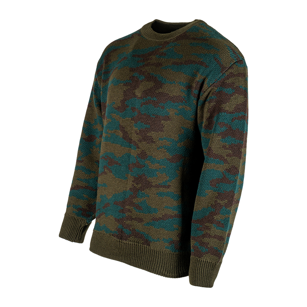 Джемпер п/ш круглый ворот (тёмно-зеленый камуфляж), р. 52. Фото №2 Джемпер п/ш круглый ворот (тёмно-зеленый камуфляж), р. 52. Фото №2