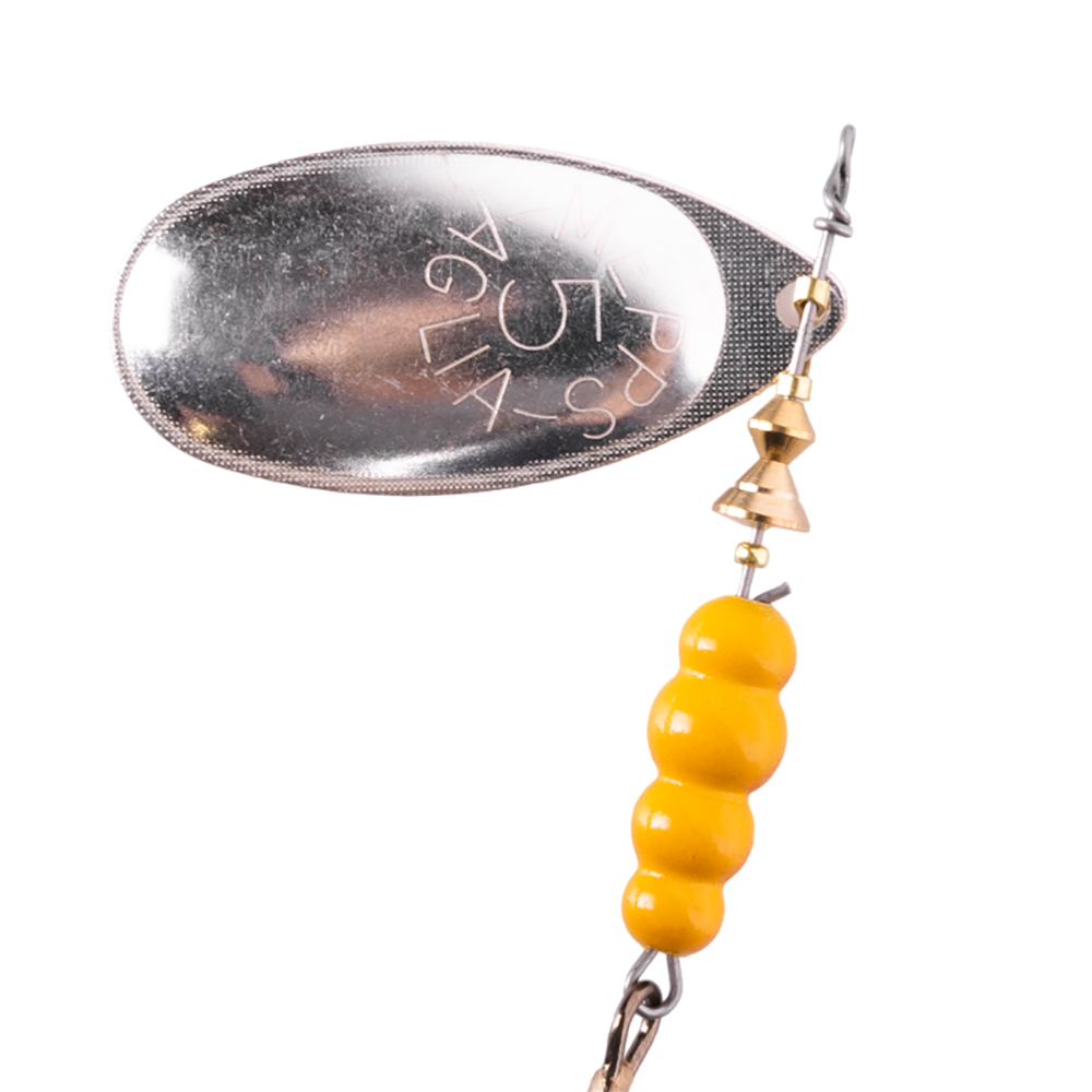 Блесна вращающаяся Mepps Aglia №5, 13гр, цвет (Silver) серебро. Фото №2