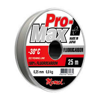 Леска Momoi Pro-Max Fluorocarbon 0,11мм/25м 1,3кг(прозрачная). Фото №2