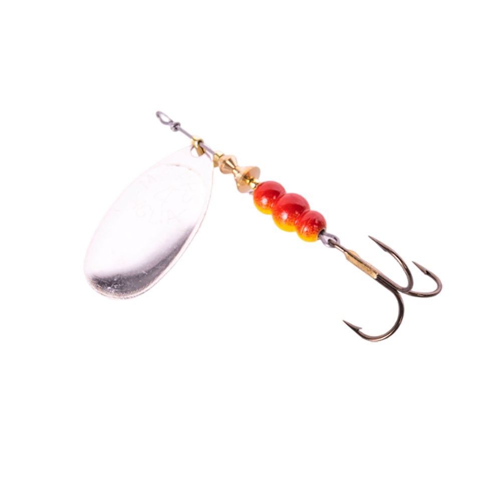Блесна вращающаяся Mepps Aglia №4, 9гр, цвет (Silver) серебро. Фото №1