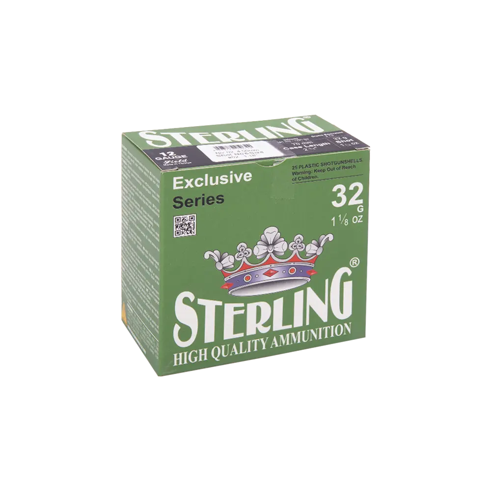 Патрон STERLING 12/70 № 02(00) 32 гр. (в пачке 25 шт.). Фото №1