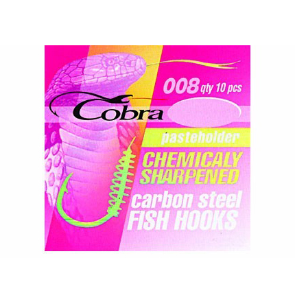 Крючок "Pasteholder" NSB-08 008 (10шт) (Cobra). Фото №1