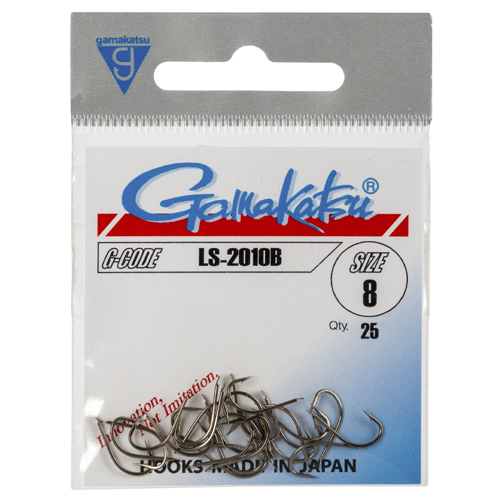 Крючок Gamakatsu Hook LS-2010B Brown №08. Фото №1