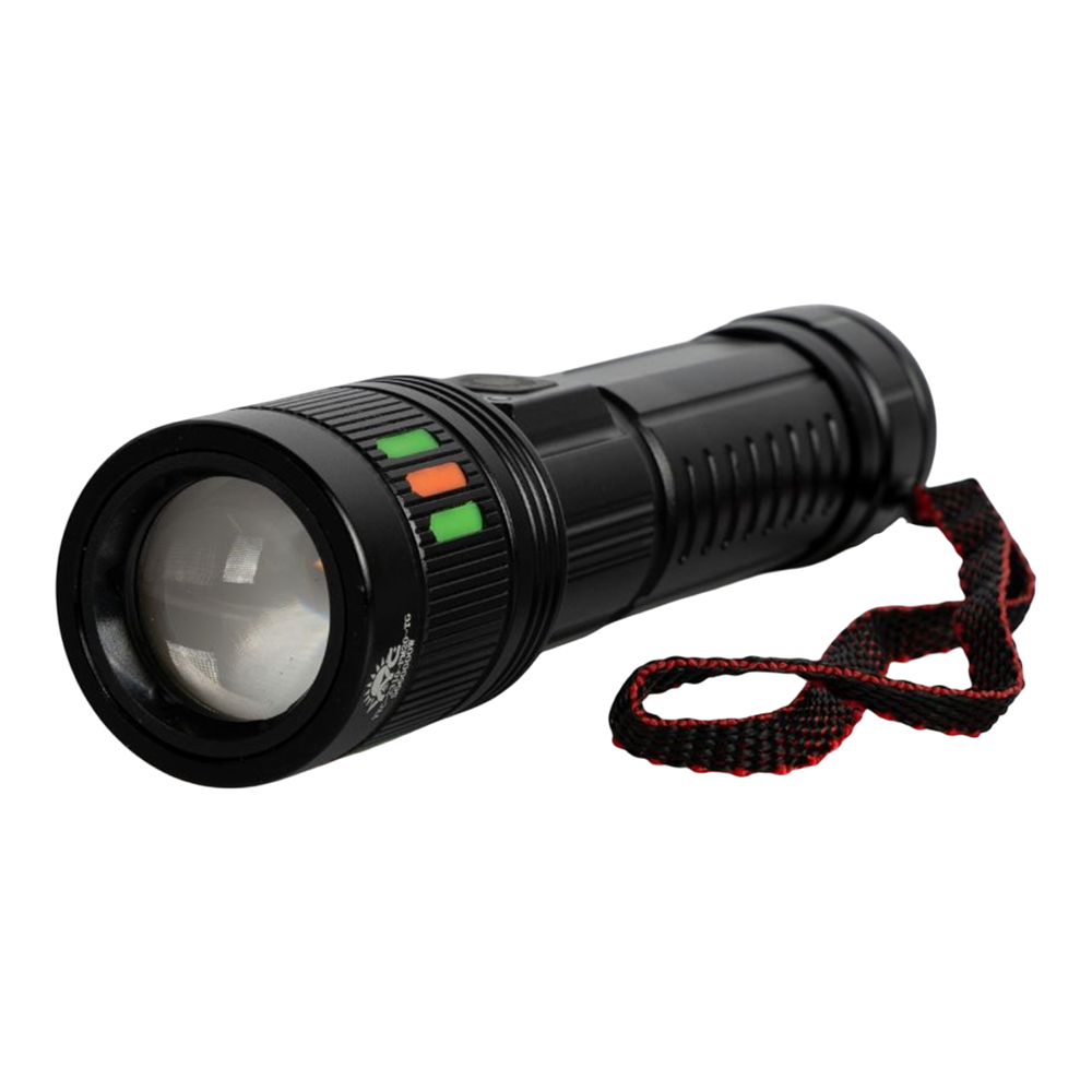 Фонарь ручной 2310-PM20-TG (аккумулятор 18650, кассета для ААА, индикатор заряда, разъем Type-C). Фото №3