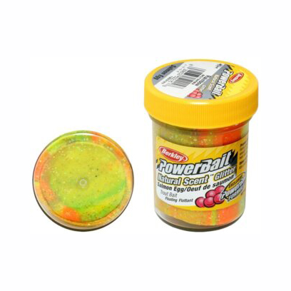 Паста форелевая "Berkley" NATURAL SCENT TROUT BAIT 50gr SALMON EGG - RAINBOW (радужный) (1203183). Фото №2