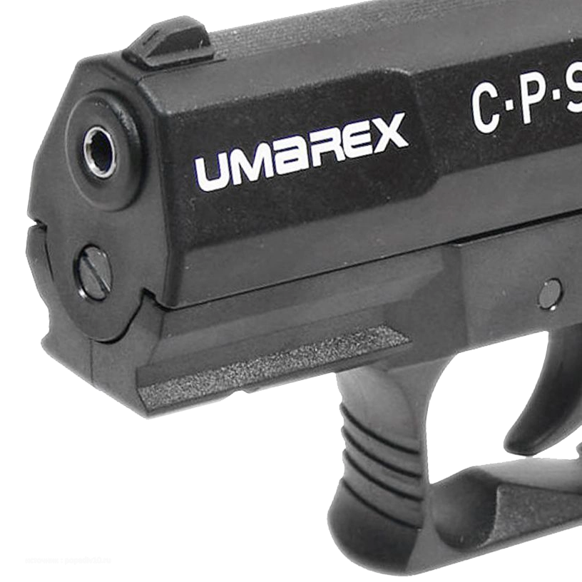 Пистолет пневматический Umarex СР Sport (чёрный с чёрной рукояткой). Фото №3