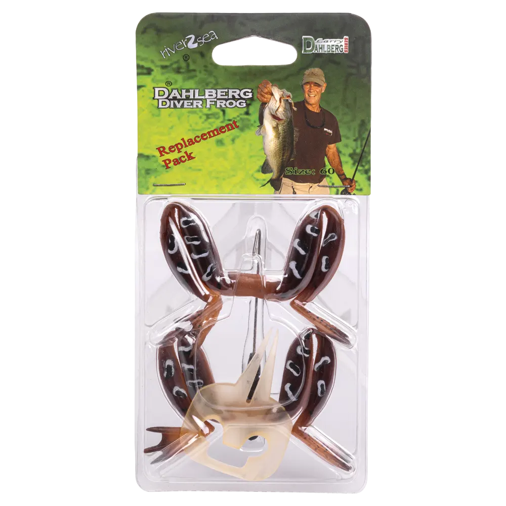 Воблер IZUMI Dahlberg Diver Frog 60R (REPLACEMENT PACKS) col 02. Фото №1