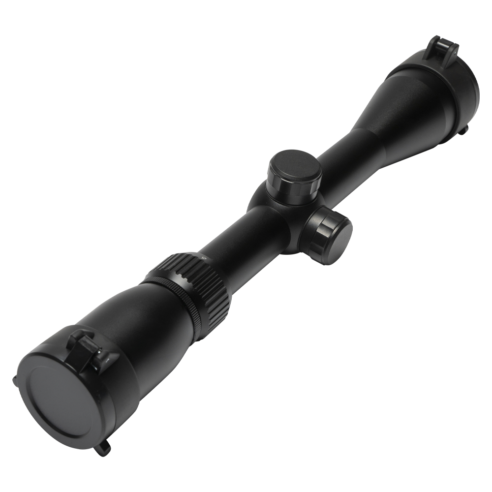 Прицел оптический BORNER 3-9x40 Mildot (крышки + кольца). Фото №4