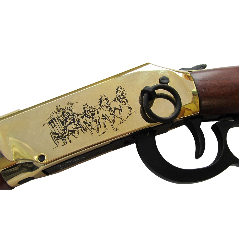 Винтовка пневм. Umarex Walther Lever Action Gold (газобал, дерево) кал.4,5  мм (00011836) — купить в интернет-магазине «ОхотАктив» с доставкой по Москве