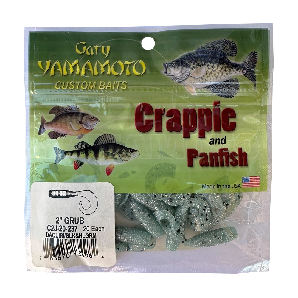 Твистер Gary Yamamoto Single Tail Grubs 2" 5см, 20шт. в уп, цвет 237. Фото №3