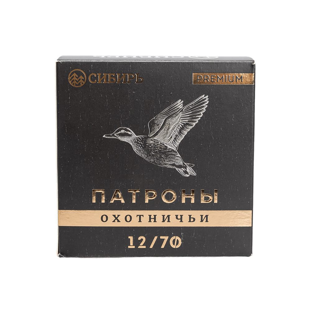 Патрон СИБИРЬ PREMIUM 12/70 охотничий дробовой 34г №0000 (пачка 25 шт) (в коробке 250шт). Фото №5