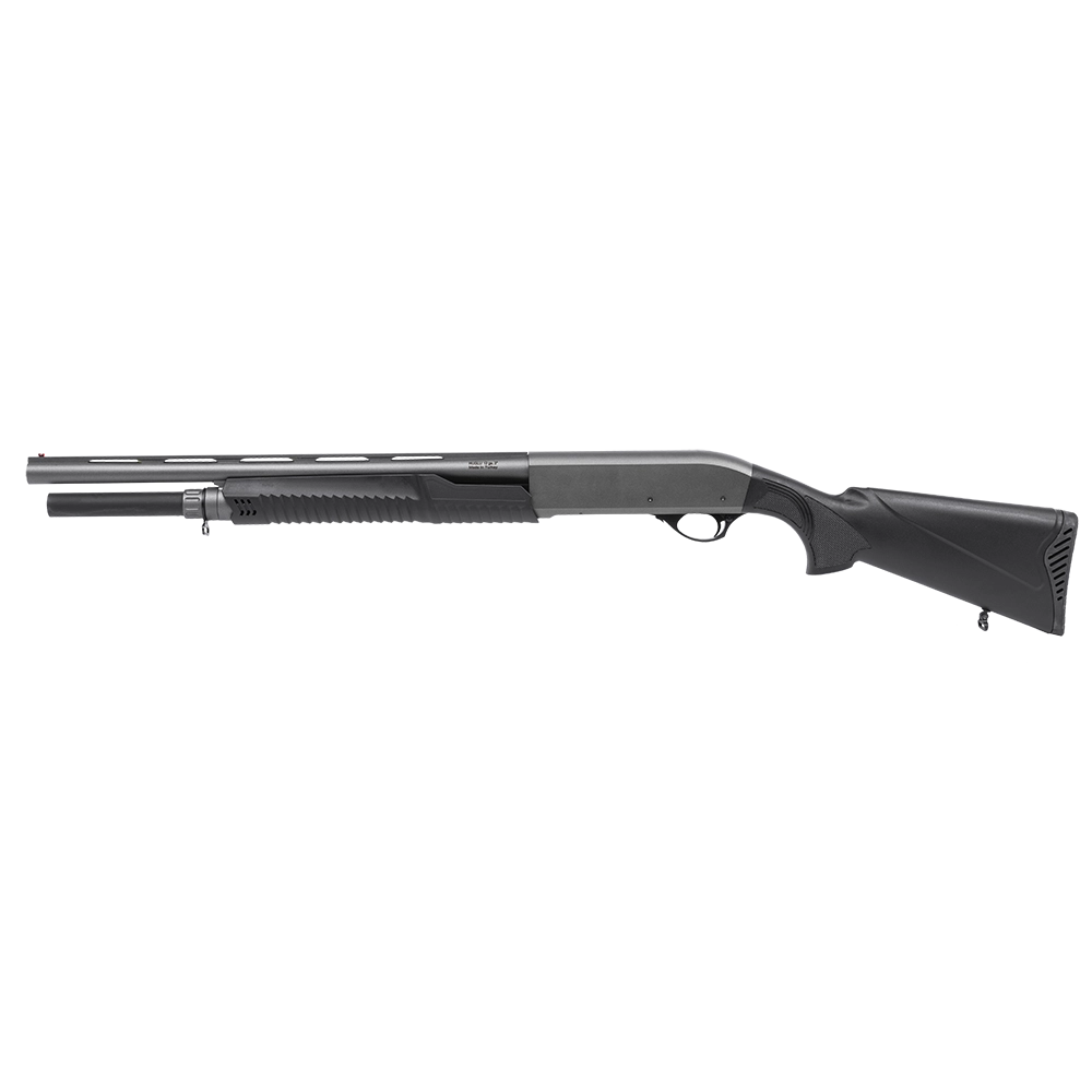 Ружье Huglu Atrox Standart GREY 2 12x76 PUMP ACTION SHOTGAN L510 7+1 5СМЧ,ключ,мушка. Фото №6