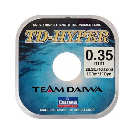 Леска плетеная Daiwa "TD Hyper Tournament" 0.35мм 100м (14629561) (10шт). Фото №2