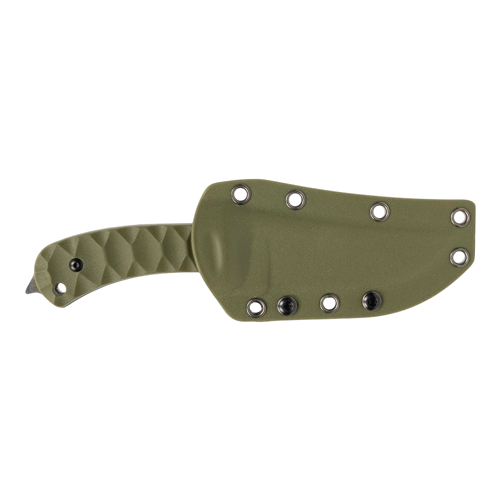 Нож туристический "Fox Knives" GD87GN, клинок нержавеющая сталь, рукоять G10 (зеленый) (Ярхант). Фото №3