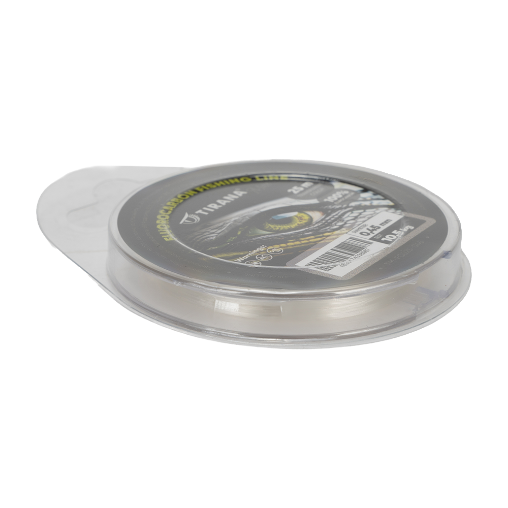 Флюорокарбон Tirana Max 25м - 0,45мм, 10,5кг. Фото №3 Флюорокарбон Tirana Max 25м - 0,45мм, 10,5кг. Фото №3