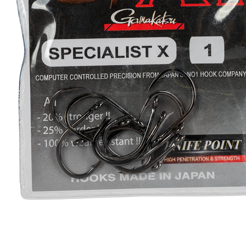 Крючок Gamakatsu Hook G-CARP A1 Specialist X  K/P №01. Фото №2