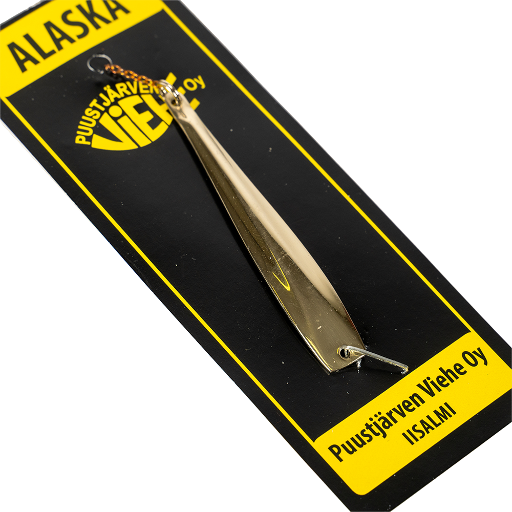 Блесна Puustjarven Alaska 70мм, 9гр, цвет (Hop/Hop) цепочка-крючок. Фото №3