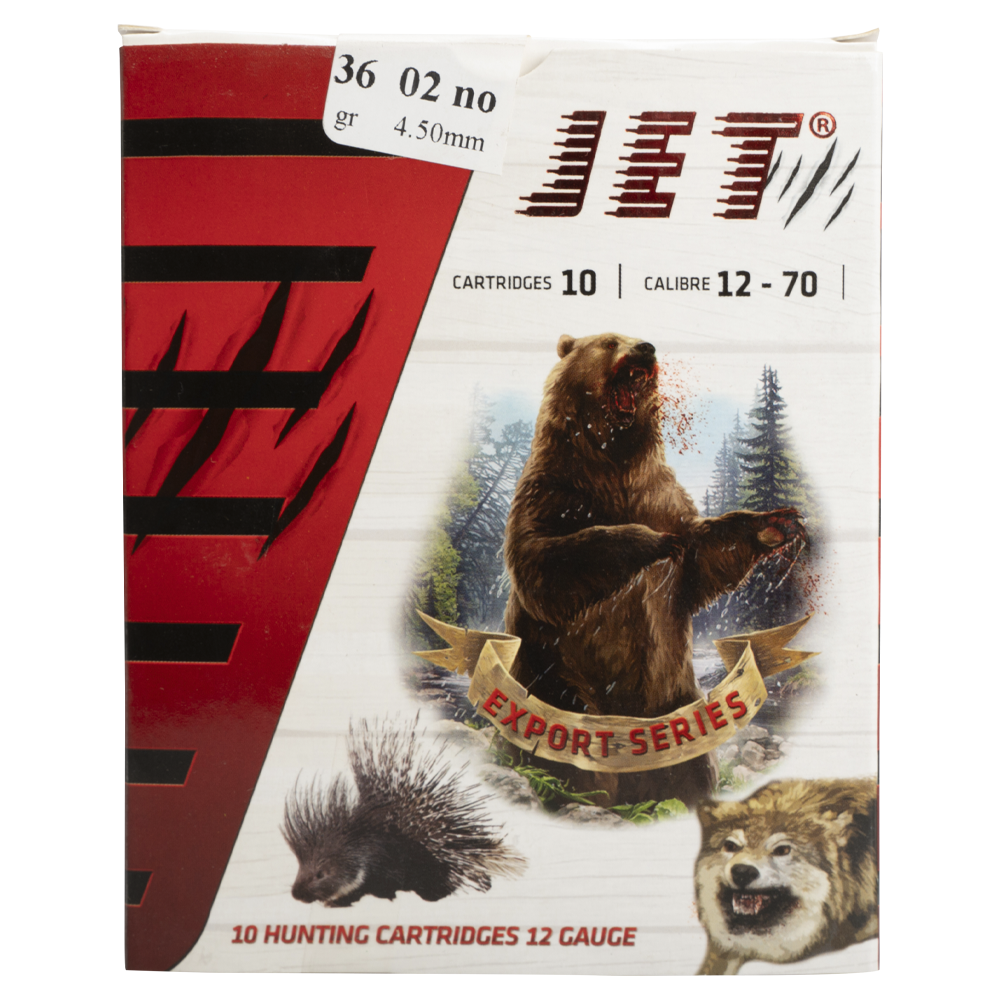 Патрон JET полумагнум 12/70 №02 (00) 36 гр. (пач 10 шт/короб 300). Фото №5 Патрон JET полумагнум 12/70 №02 (00) 36 гр. (пач 10 шт/короб 300). Фото №5