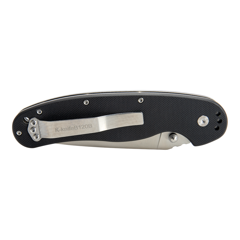 Нож складной Kranch B-120B, клинок AUS8, рукоять G10 black. Фото №2 Нож складной Kranch B-120B, клинок AUS8, рукоять G10 black. Фото №2