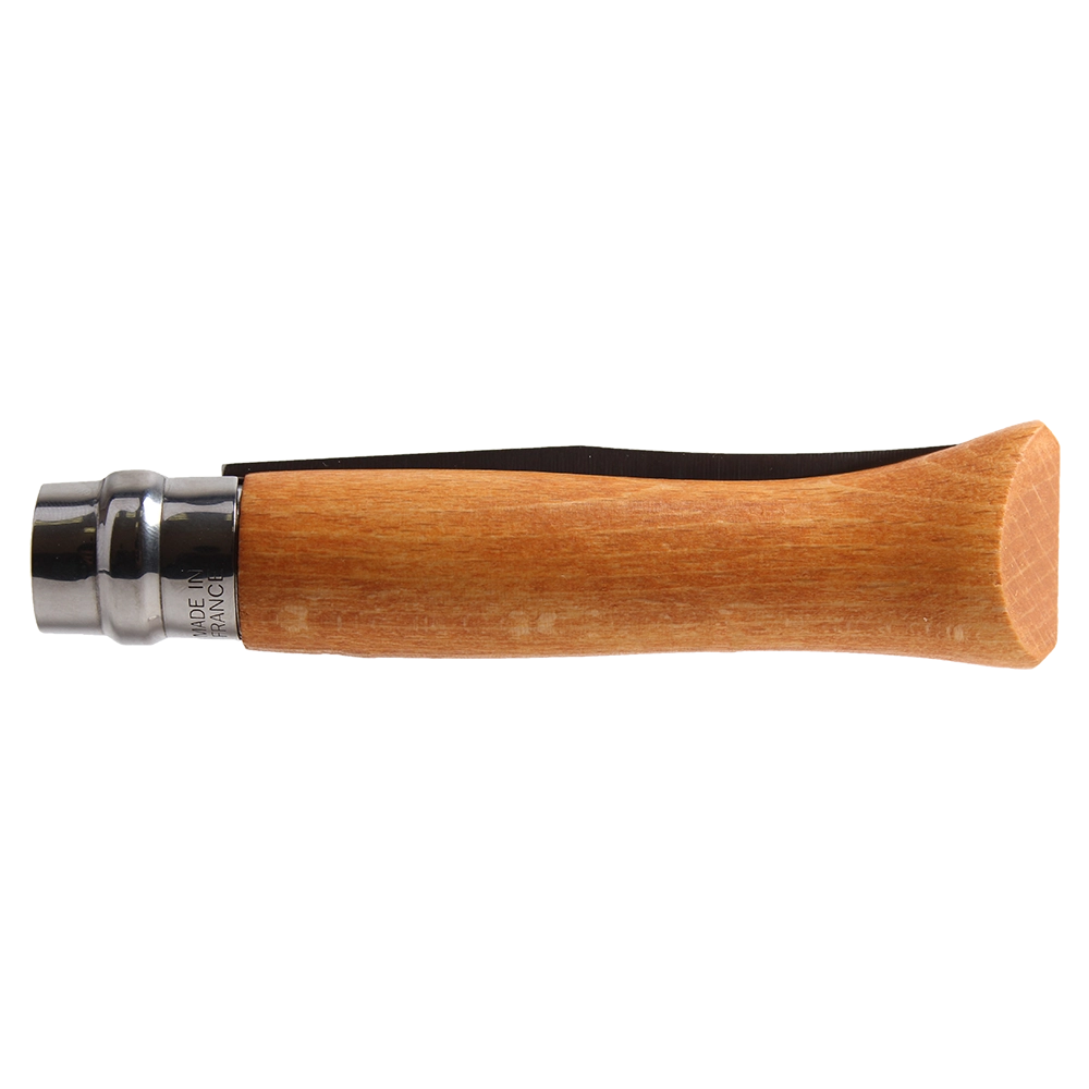 Нож "Opinel" virobloc n 9, углеродистая сталь, бук. Фото №5