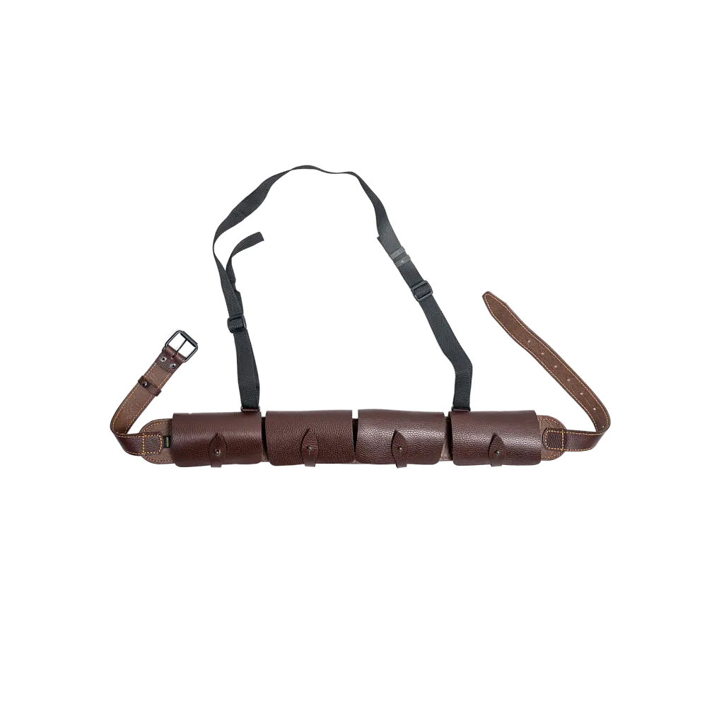 Патронташ закрытый 20х12 "Хольстер-Эконом" (кожа) (Хольстер). Фото №1