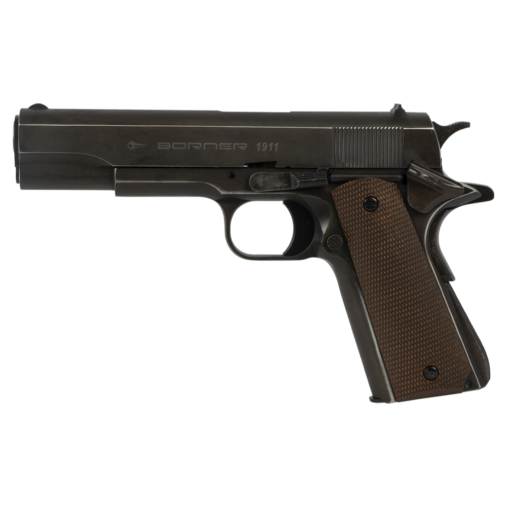 Пистолет пневматический BORNER 1911 Blowback калибр 4,5 мм/Bbs. Фото №4