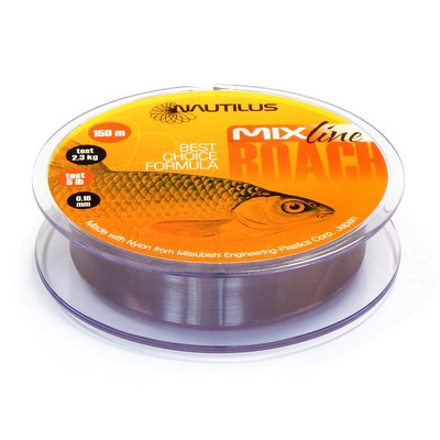 Леска Nautilus Roach 150м d-0.14мм 1.8кг. Фото №1