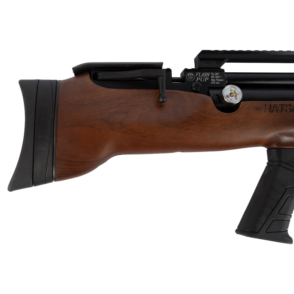 Винтовка пневматическая Hatsan FLASHPUP QE, калибр 6.35, 3 Дж (РСР, дерево). Фото №2