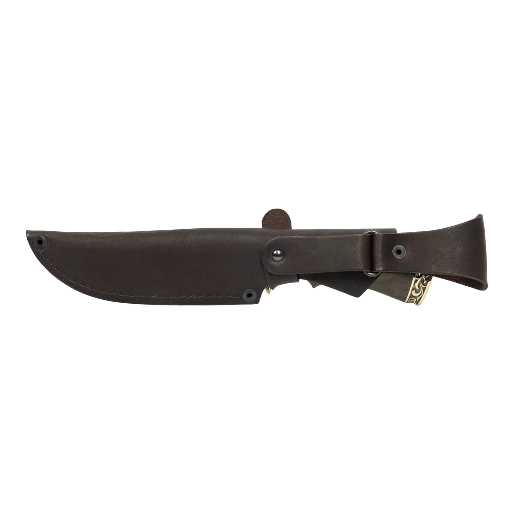 Нож МС Лорд, клинок VG-10, рукоять стаб.орех(кап), литье. Фото №4
