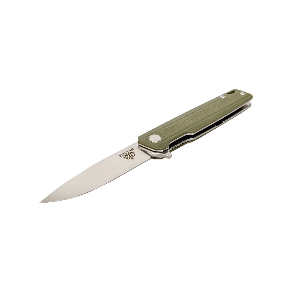Нож складной Кизляр Чила, клинок D2, рукоять G10, зеленый. Фото №1