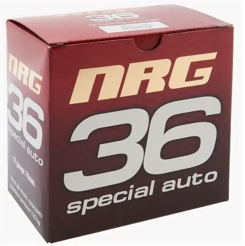 Патрон АЗОТ 12/70 NRG Auto 36г, №5 (в пачке 25 шт) (в коробке 250 шт.). Фото №1