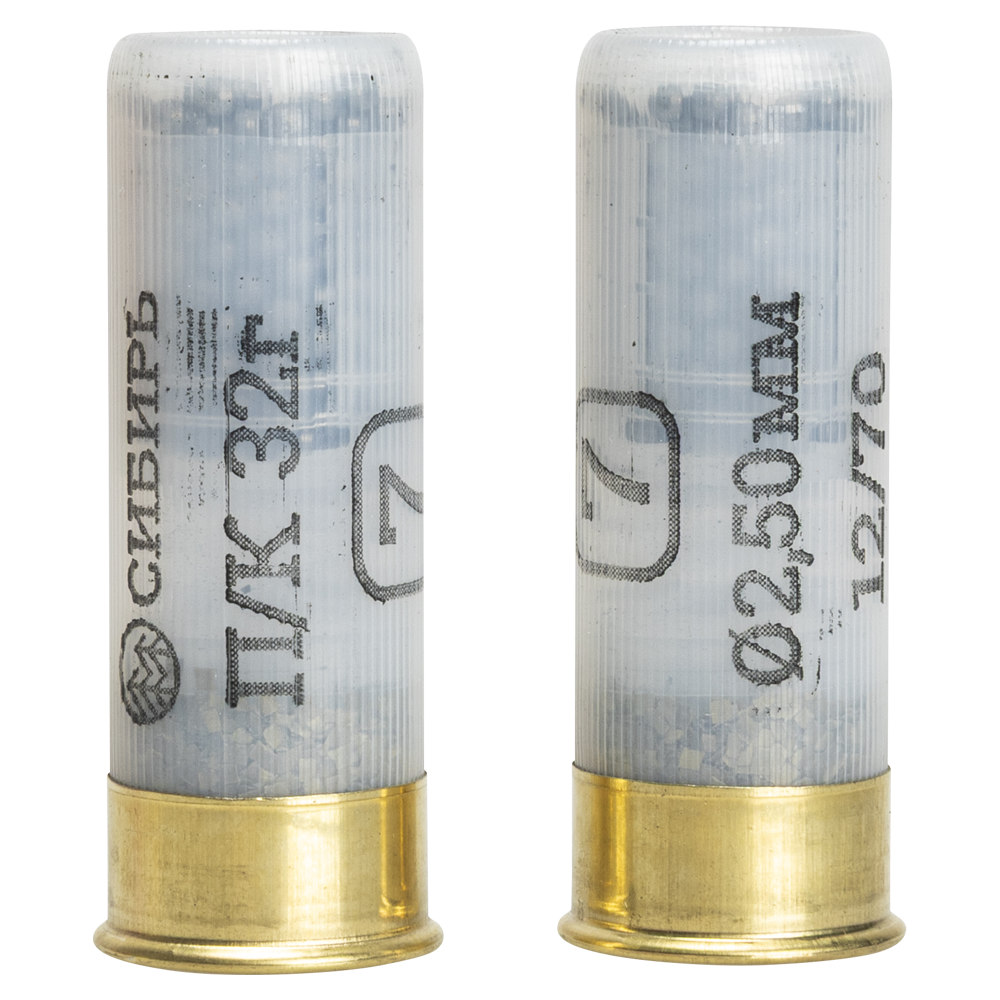 Патрон СИБИРЬ 12/70 охотничий дробовой 32г №7 (CX-2000) (пачка 25 шт) (в коробке 250шт). Фото №3