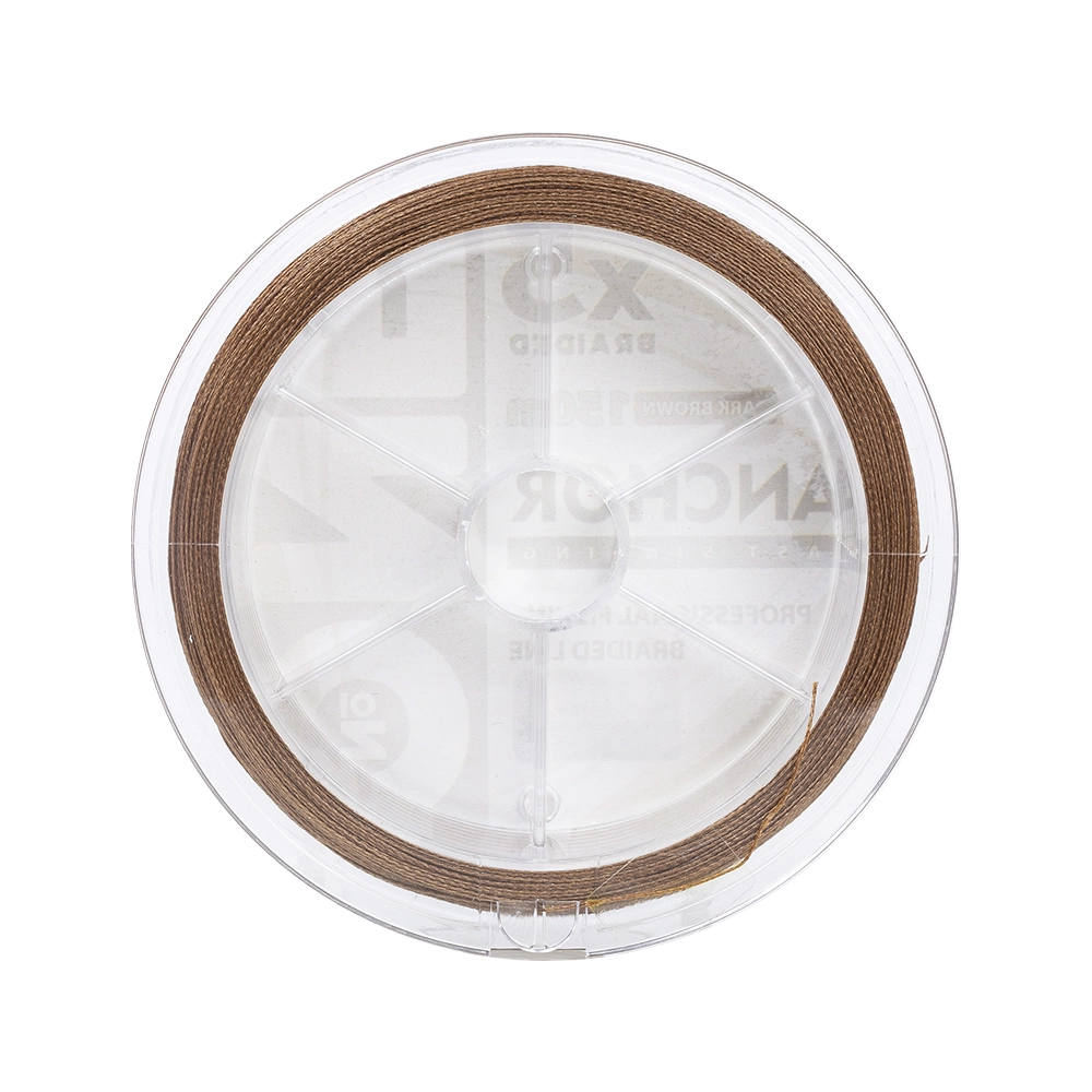 Плетеная леска тонущая №ONE ANCHOR Х5-150 (dark brown) d0.20. Фото №3