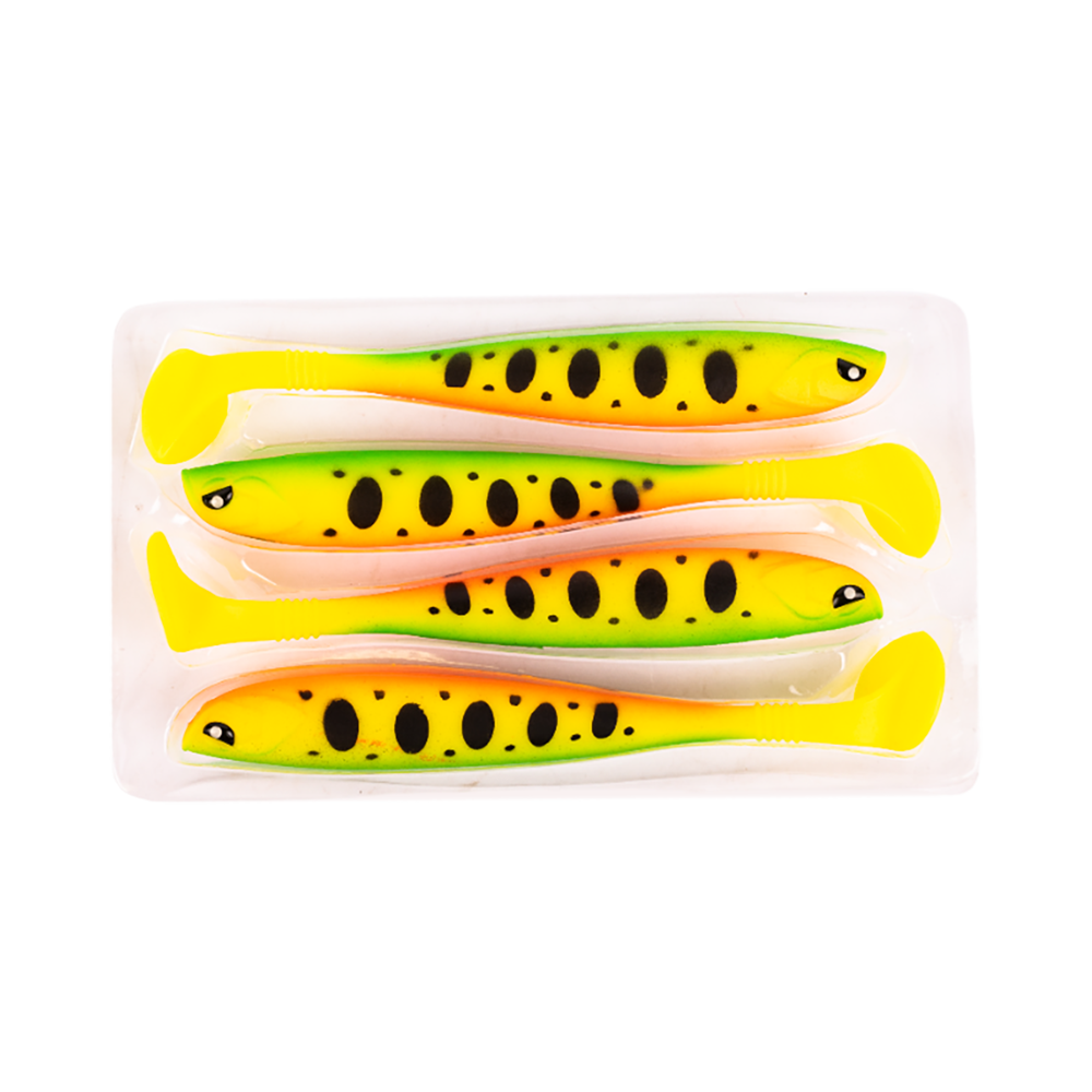 Виброхвост MADFISH MINNOW 3D 125мм, 10.5г, (4 шт. уп.) цвет 01. Фото №2