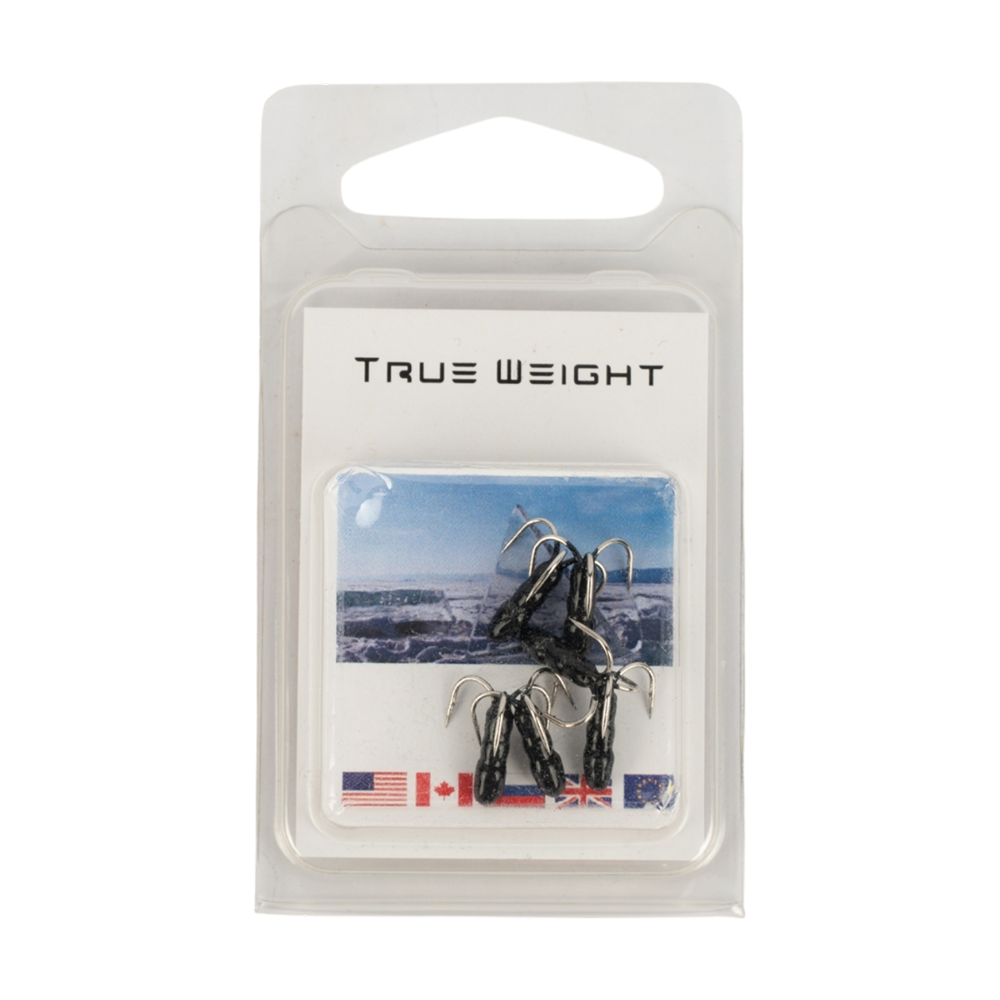 Мормышка свинцовая Trye Weight черная "Чертик-муравей" 0,45гр (10 шт). Фото №1