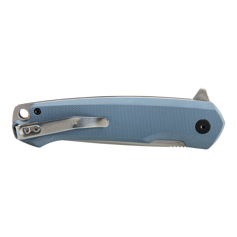 Нож складной Kranch BL-234, клинок AUS8, рукоять G10 blue. Фото №2