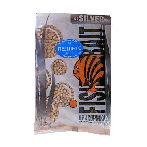 Прикормка FishBait серия «ICE Silver» 1 кг. Пеллетс (гранулы 5 мм.). Фото №2