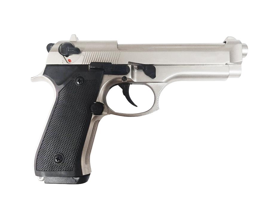 Пистолет охолощенный RETAY MOD92, (Beretta 92), Сатин, калибр 9mm. P.A.K. Фото №1 Пистолет охолощенный RETAY MOD92, (Beretta 92), Сатин, калибр 9mm. P.A.K. Фото №1