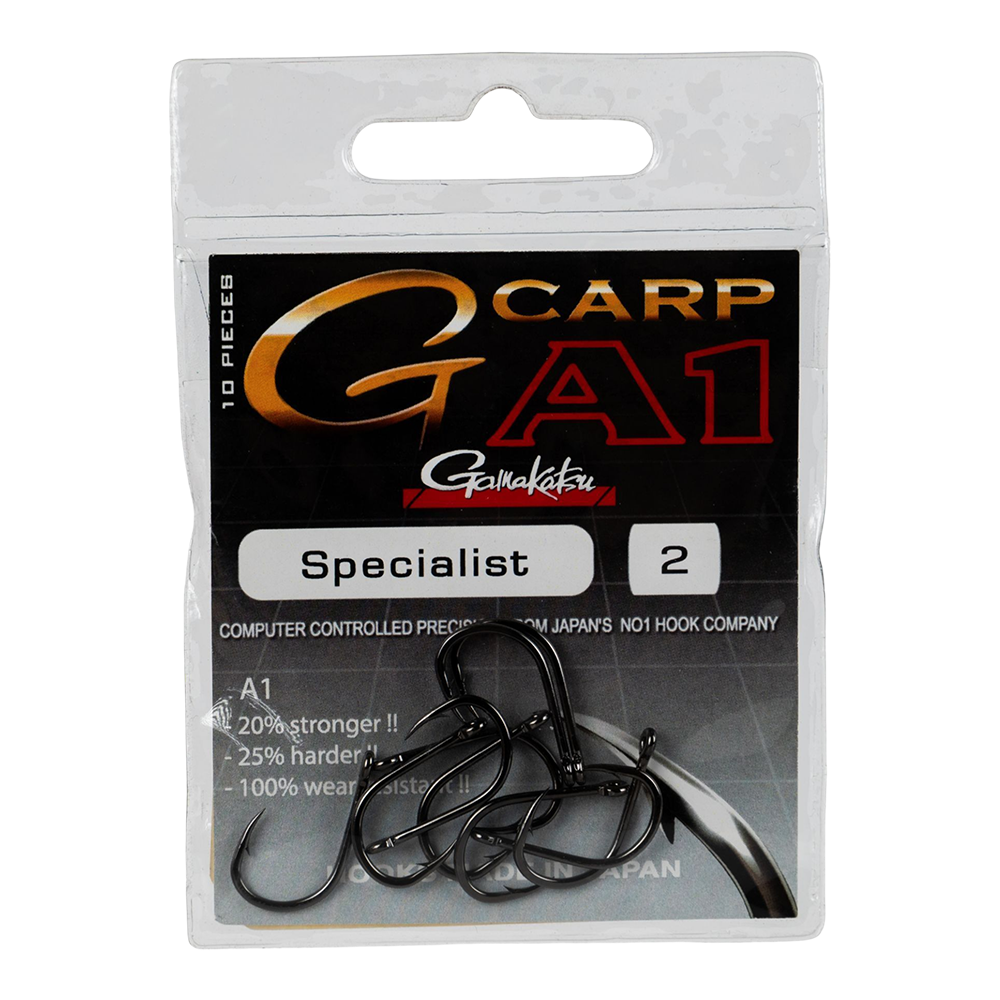 Крючок Gamakatsu A-1 G-Carp Specialist №02. Фото №1