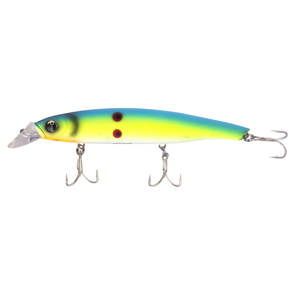Воблер IZUMI Eimann MINNOW 120 вес 22 гр, заглубление (0.6м-1.5м), цвет 18/29. Фото №1