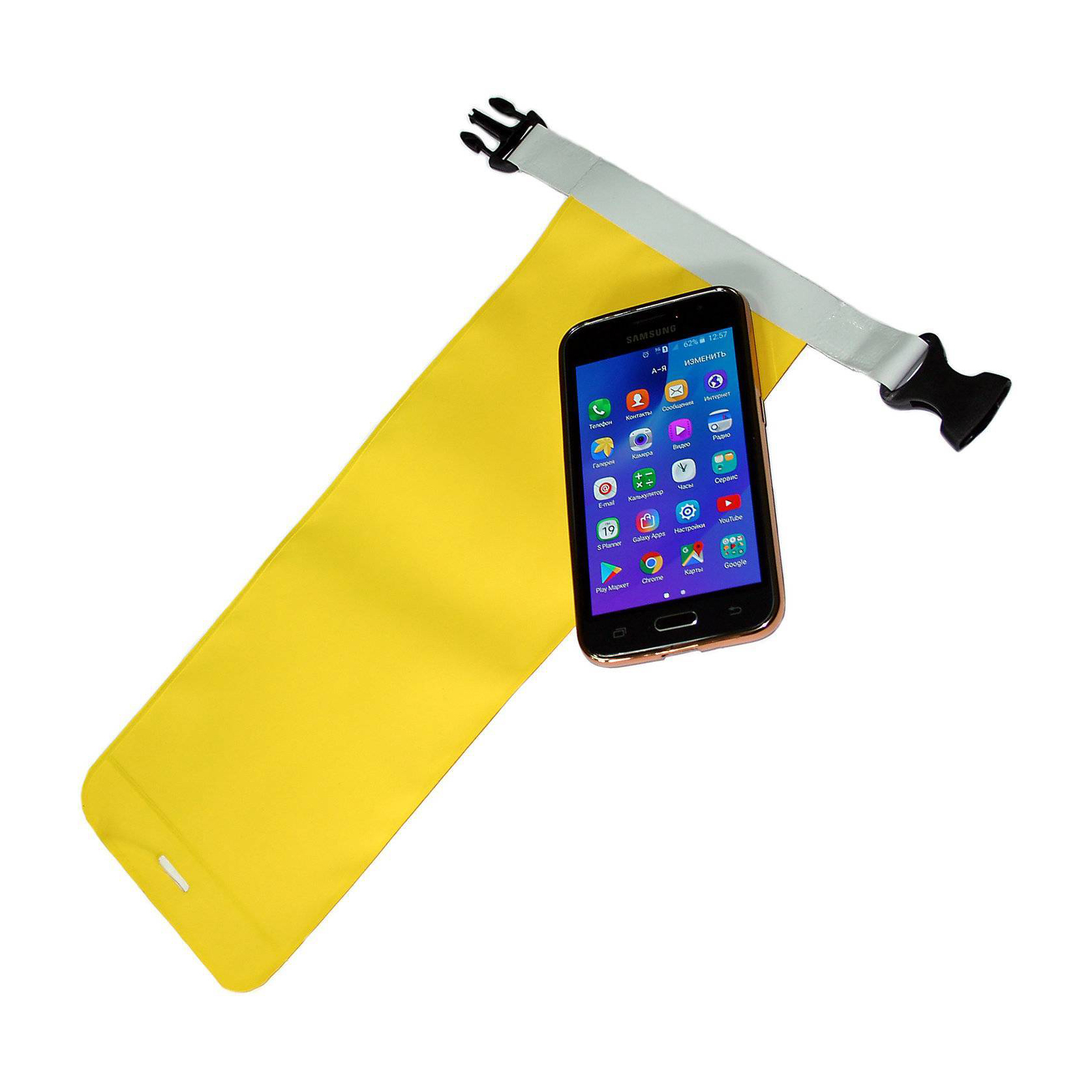 Гермочехол для мобильного телефона, жёлтый PVC Orlan
